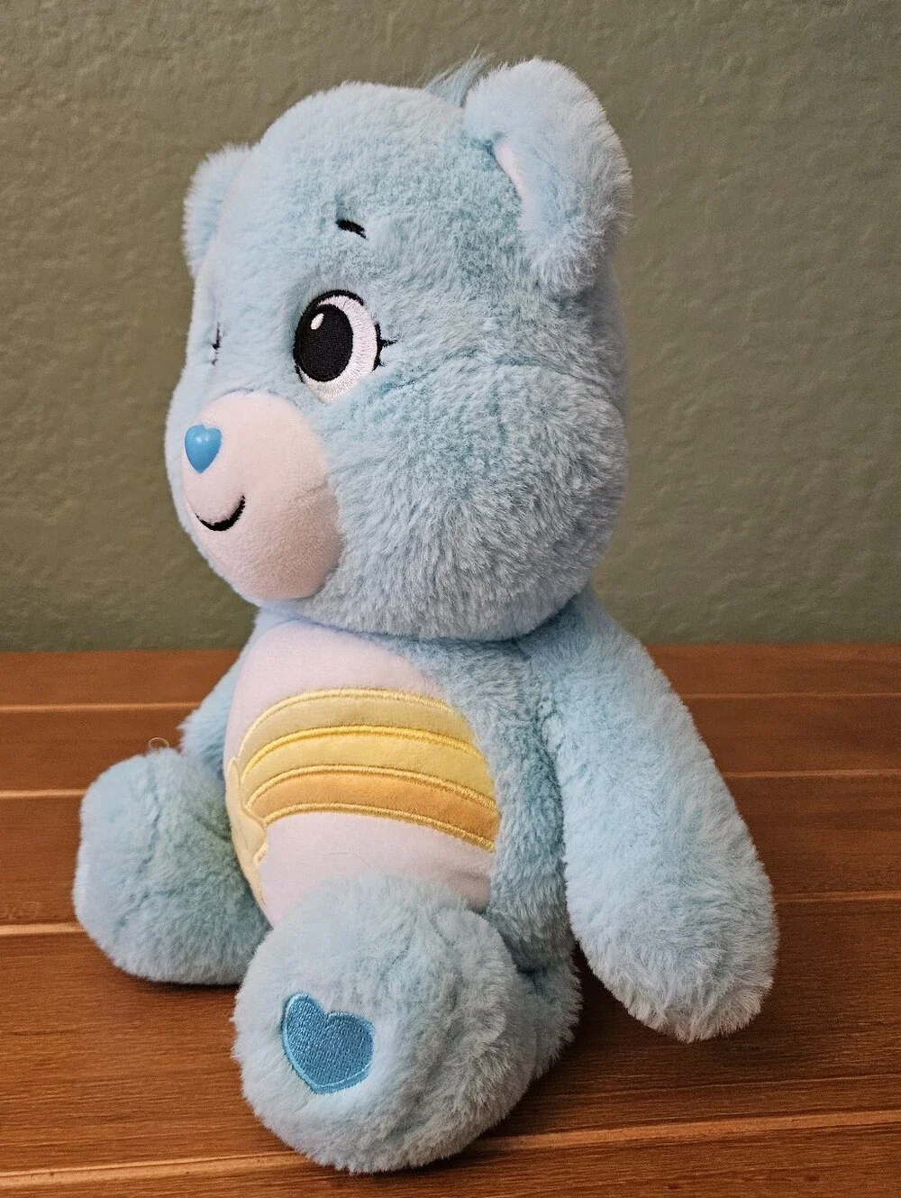 Care Bears Wish Bear Plush – Light Blue Shooting Star (Unlock the Magic)